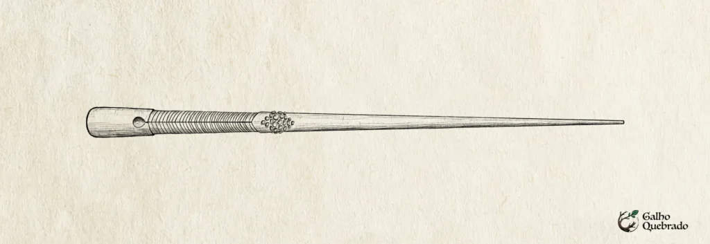 Ilustração da varinha mágica brasileira Timaî criada por Kaio Medau em homenagem ao estado do Acre